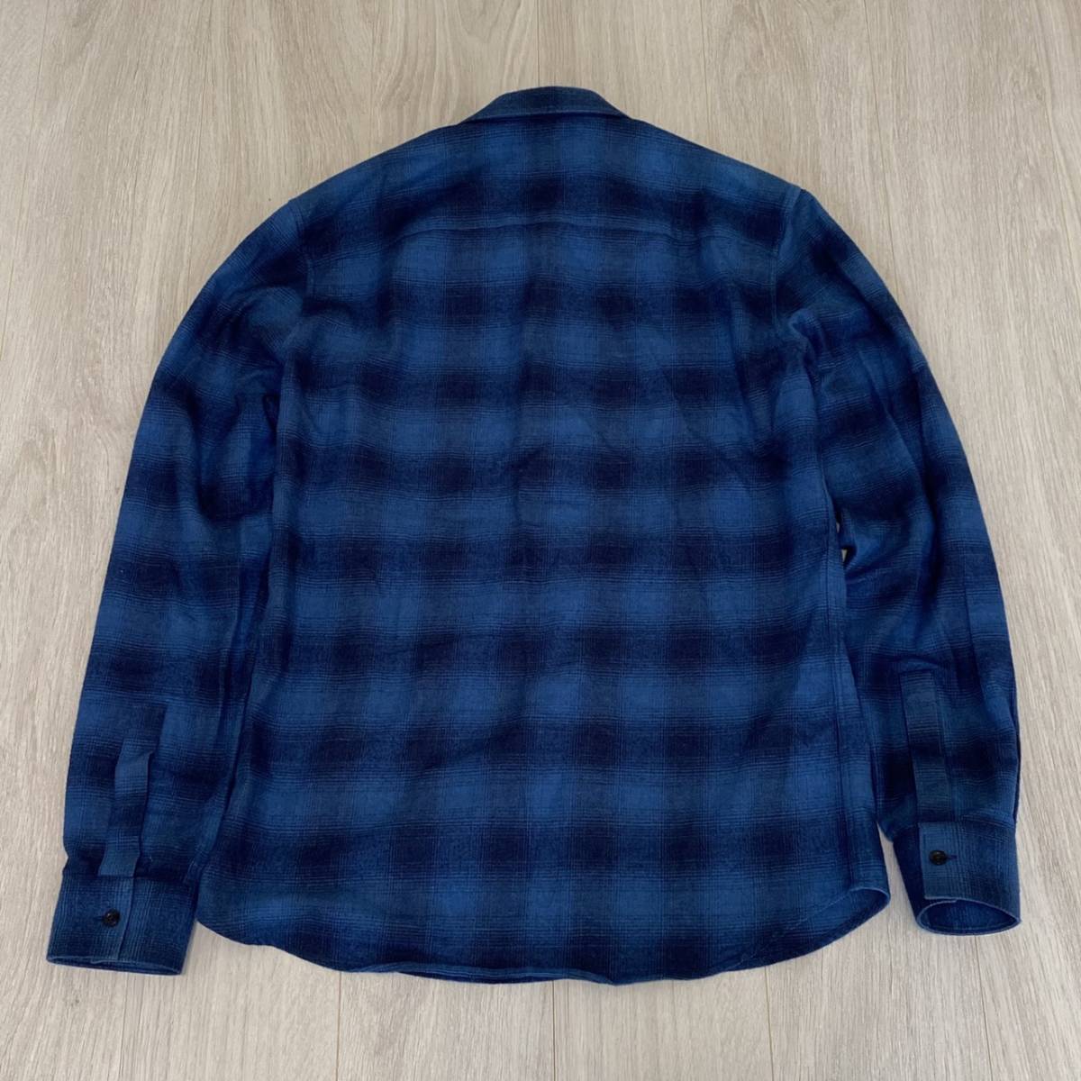 GIVENCHY ジバンシィ ジバンシー シャツ Blue 青 チェック-