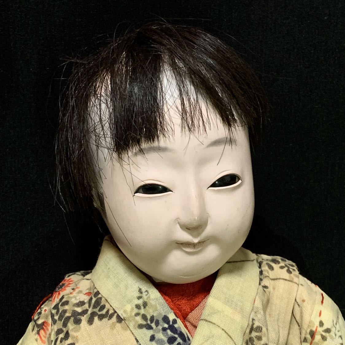 骨董品】 市松人形 特製 抱き人形 時代 古美術 京人形 日本人形 御所