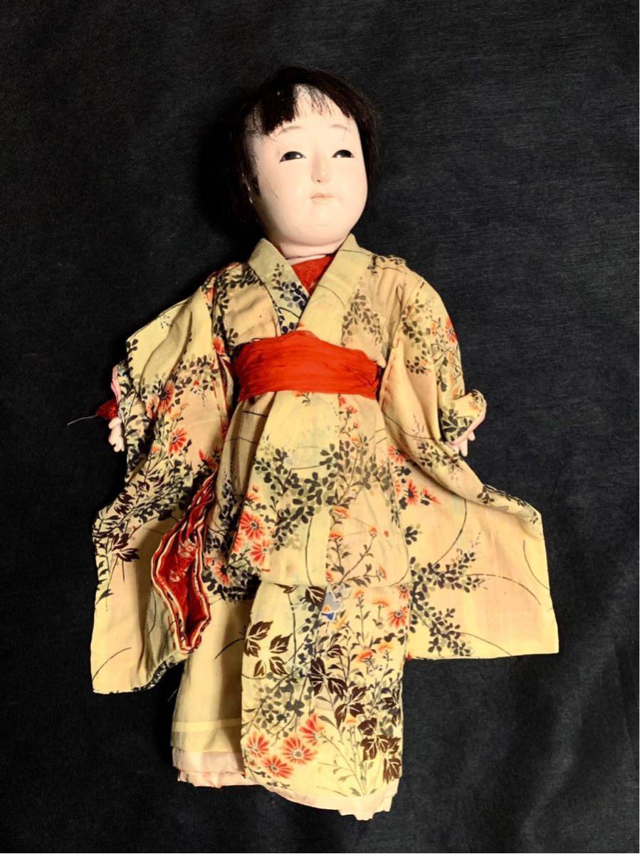 骨董品】 市松人形 特製 抱き人形 時代 古美術 京人形 日本人形 御所