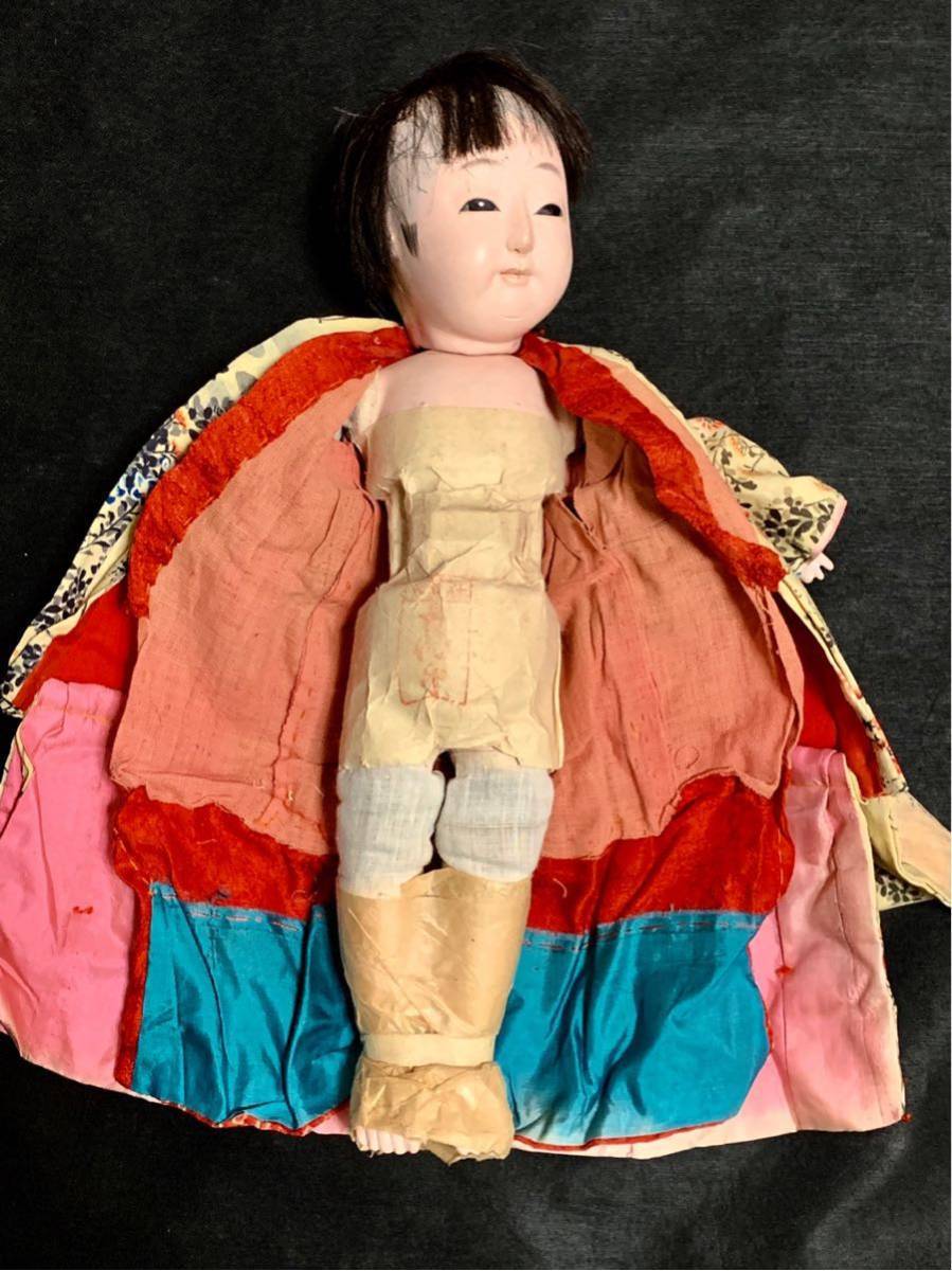 骨董品】 市松人形 特製 抱き人形 時代 古美術 京人形 日本人形 御所