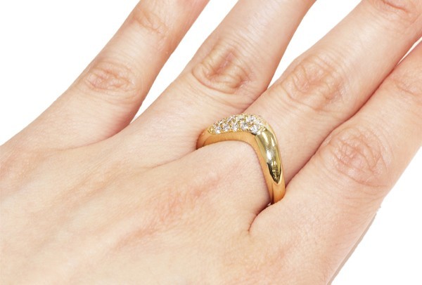 K18YG ダイヤ0.36ct 指輪(リング) | sweatreno.com