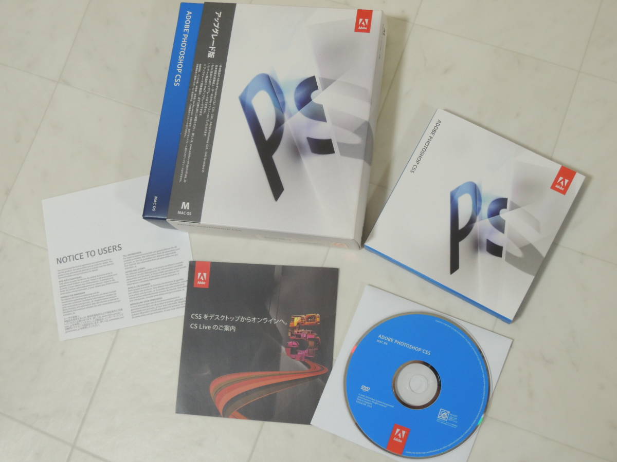 A-02892○Adobe Photoshop CS5 Mac 日本語版| JChere雅虎拍卖代购