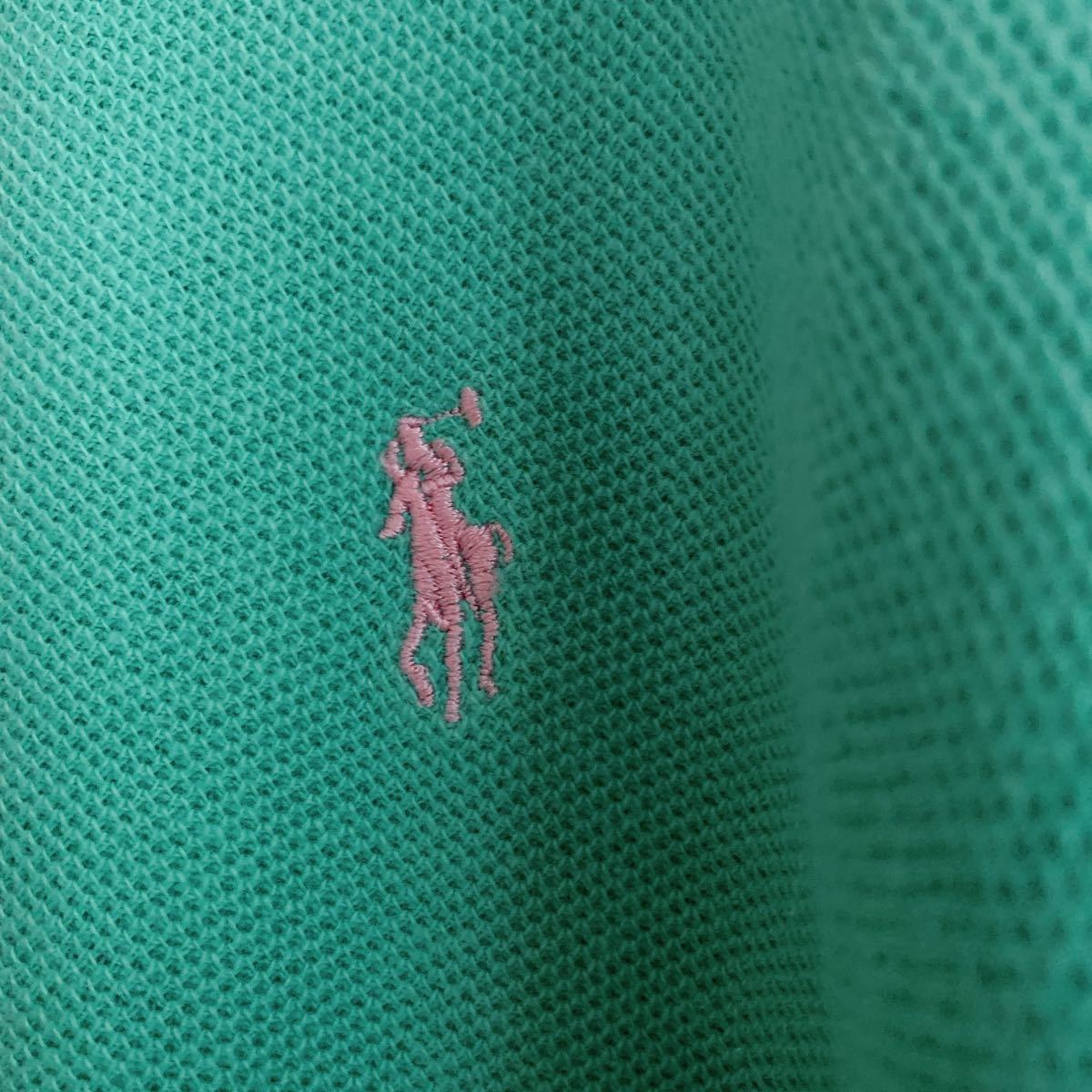 ポロラルフローレン ポニー刺繍鹿の子ポロシャツ