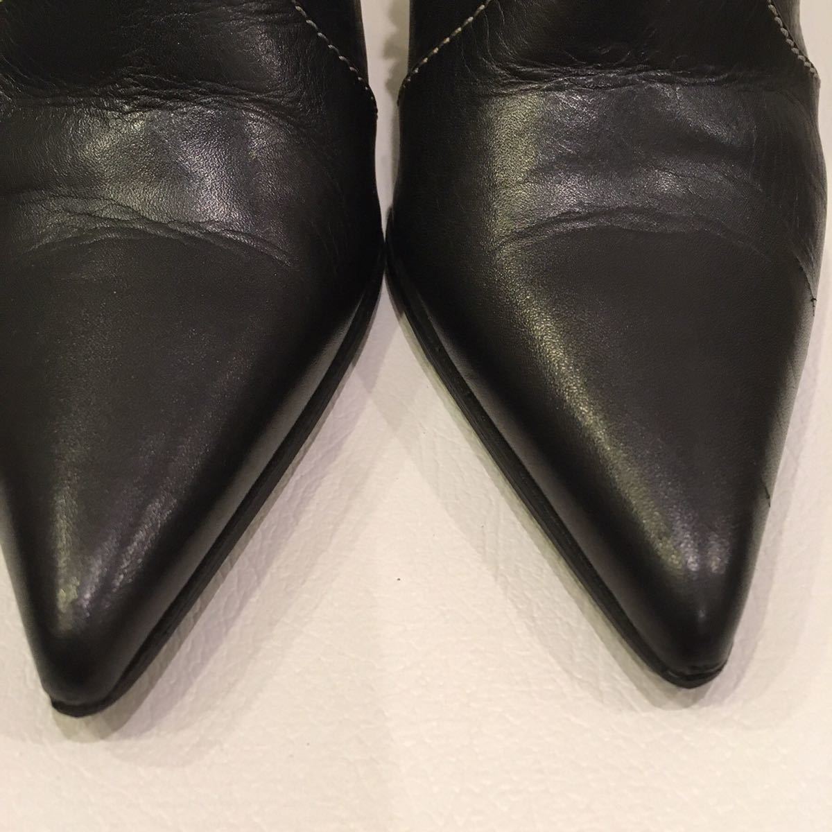 Christian Dior クリスチャンディオール ショートブーツ 34ハーフ 22cm