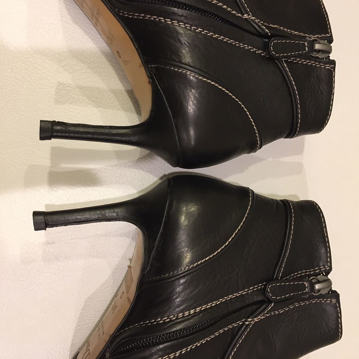 Christian Dior クリスチャンディオール ショートブーツ 34ハーフ 22cm