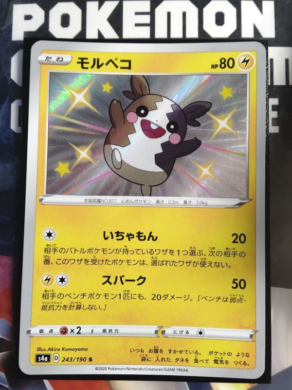 ポケモンカード S4a 色違い モルペコ S 243/190 ハイクラスパック シャイニースターV_画像1