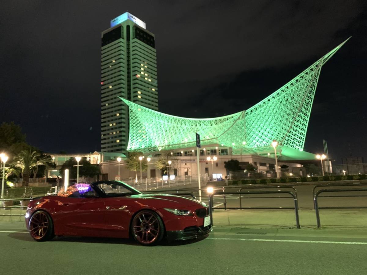 Valkyrie style BMW Z4 E89 専用 アクリルクリアーウィンドディフレクター。　LEDブルー.レッド.ホワイト/選択してください・＞_画像1