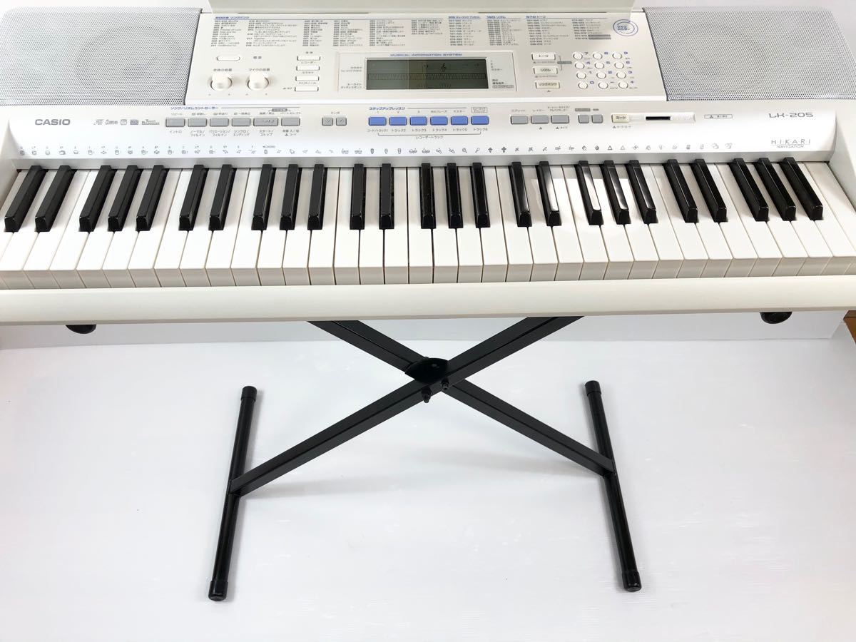 カシオ 【CASIO 】LK-205 光ナビゲーション キーボード 電子 カシオ 【CASIO 】LK-205 光ナビゲーション キーボード 電子