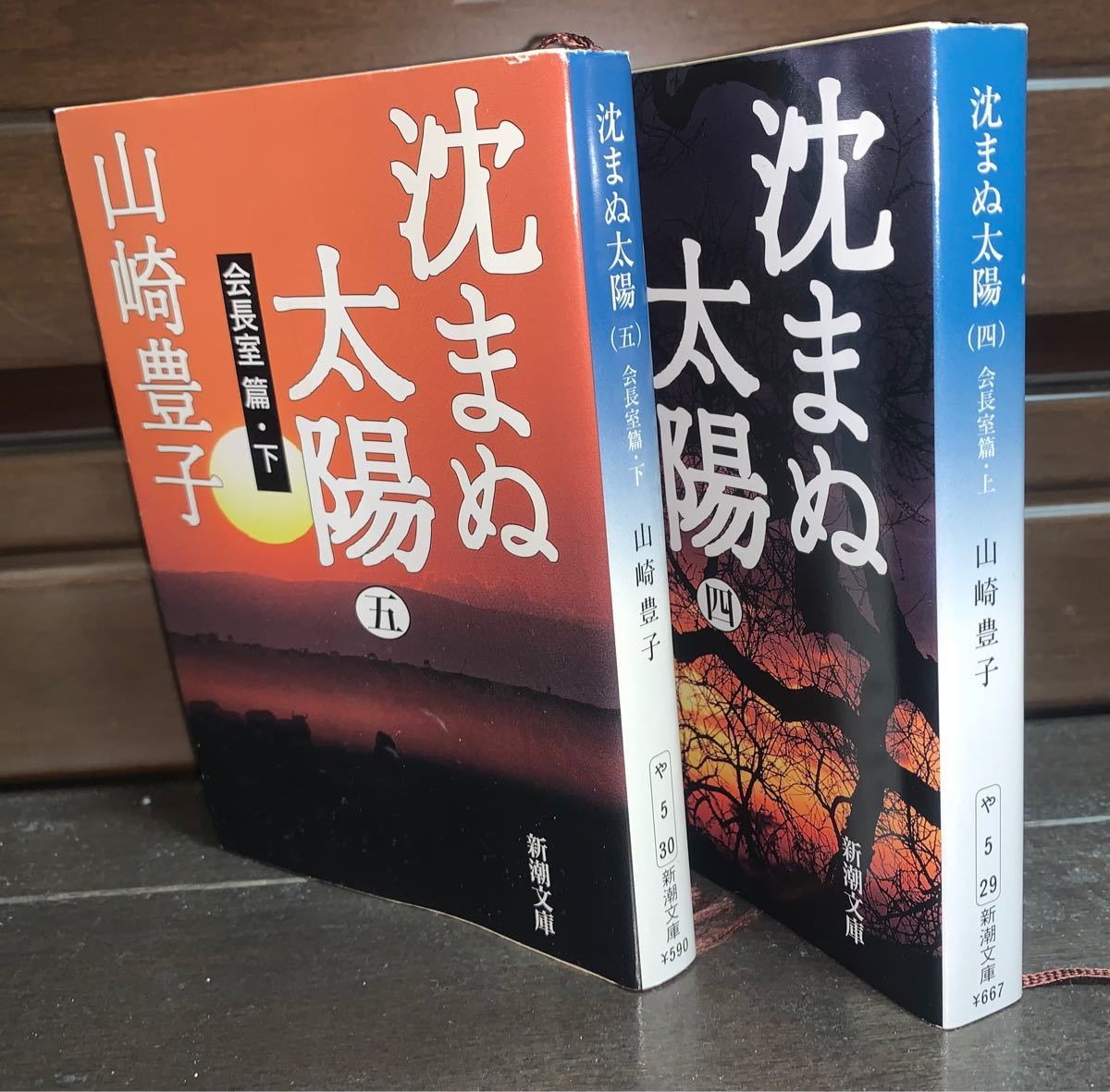 Paypayフリマ 沈まぬ太陽 2冊セット 4巻 5巻 山崎豊子 Paypayフリマ 沈まぬ太陽 2冊セット 4巻 5巻 山崎豊子