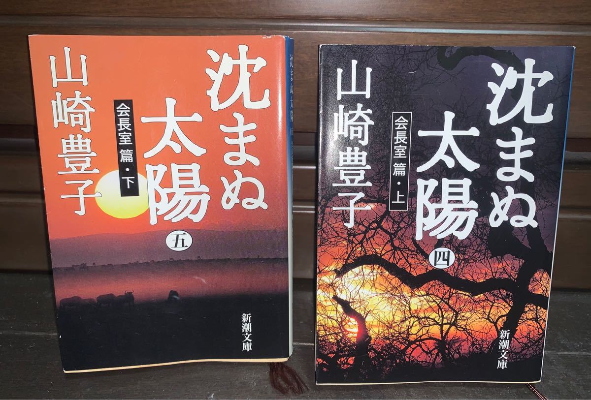 Paypayフリマ 沈まぬ太陽 2冊セット 4巻 5巻 山崎豊子 Paypayフリマ 沈まぬ太陽 2冊セット 4巻 5巻 山崎豊子