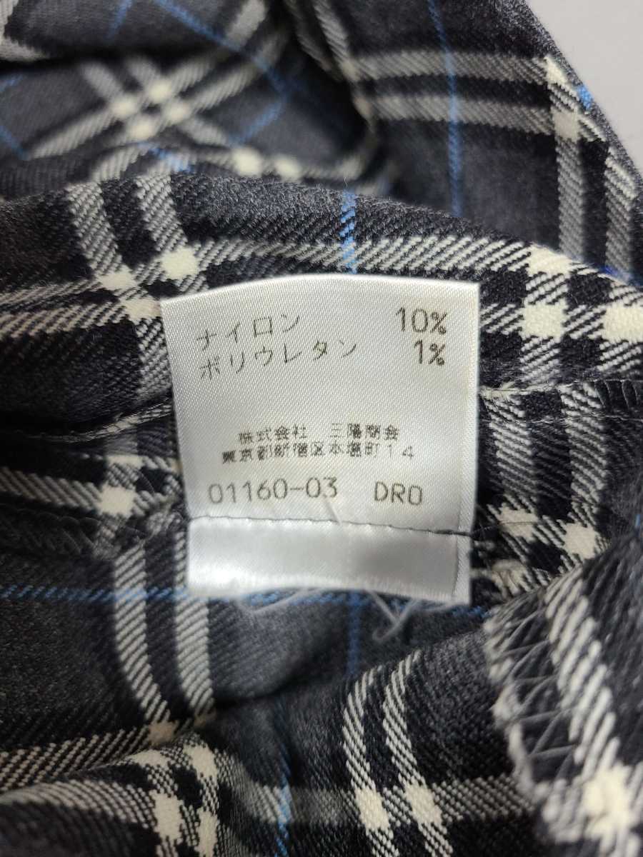美品 バーバリーブルーレーベル Burberry Blue Label ミニスカート 38 レディース チェック柄 ボトムス ラップスカート  巻きスカート