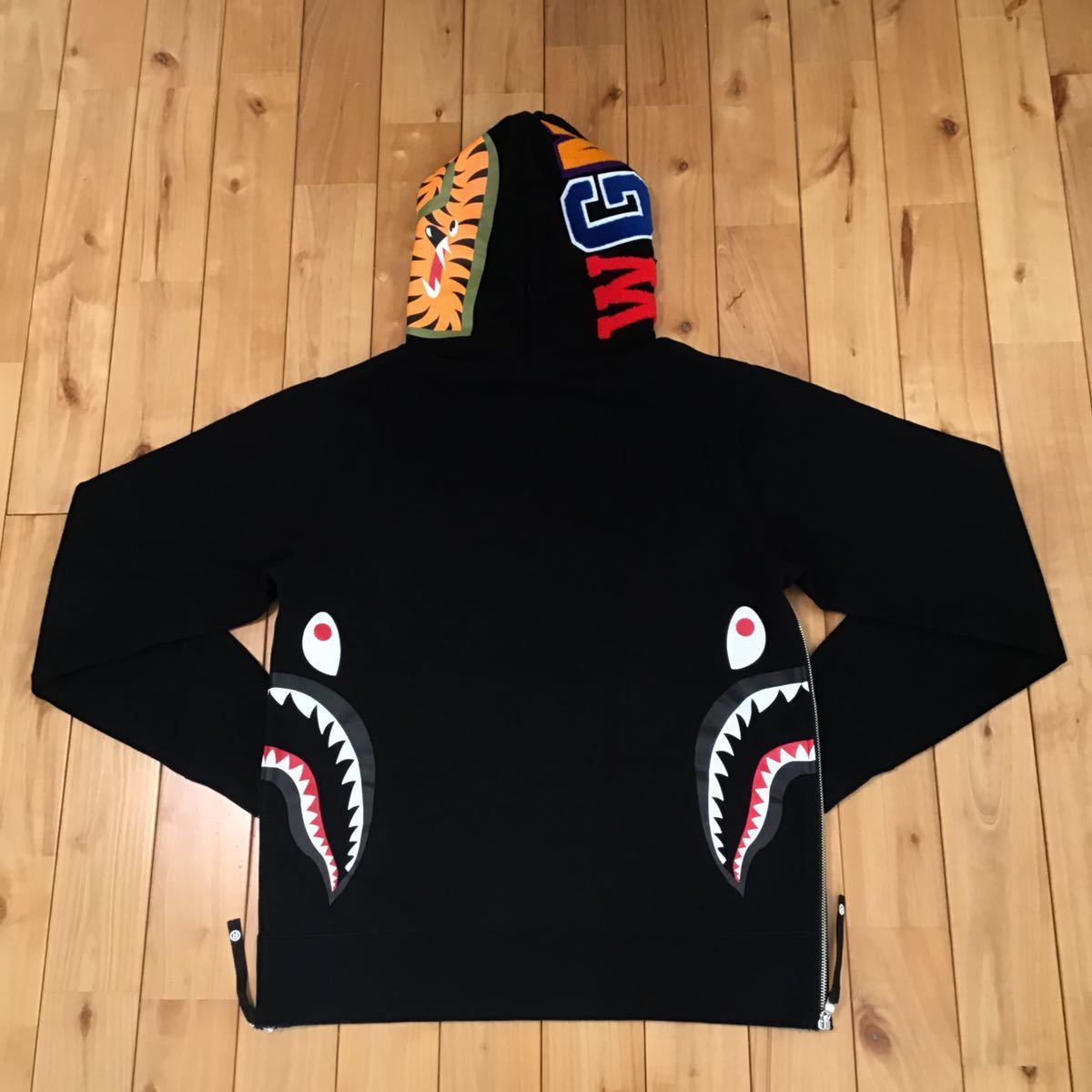 Yahoo!オークション - shark side zip hoodie Mサイズ プル