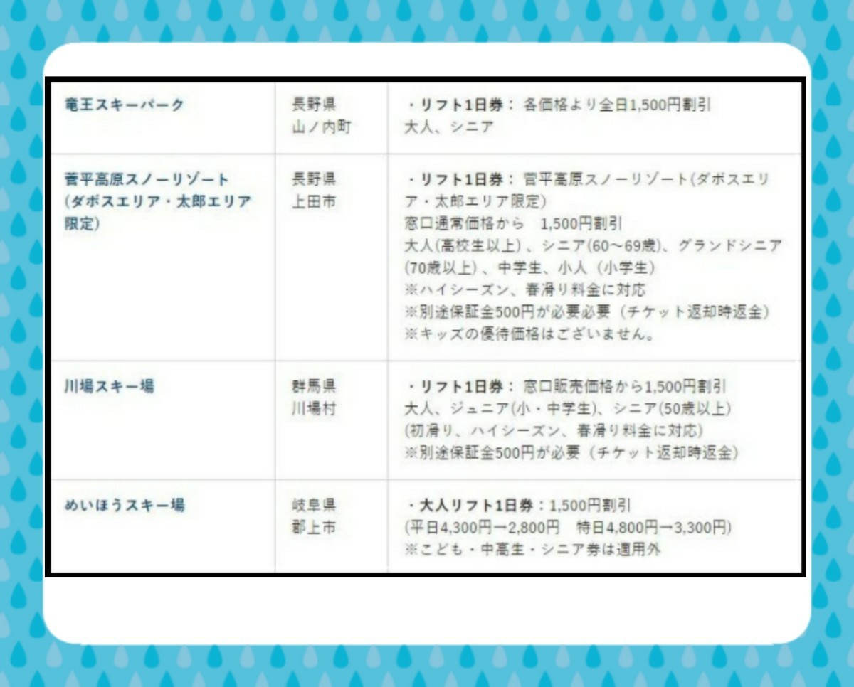 Paypayフリマ リフト利用割引券 レンタル割引券 スキー場 リフト券割引券 Paypayフリマ リフト利用割引券 レンタル割引券 スキー場 リフト券割引券