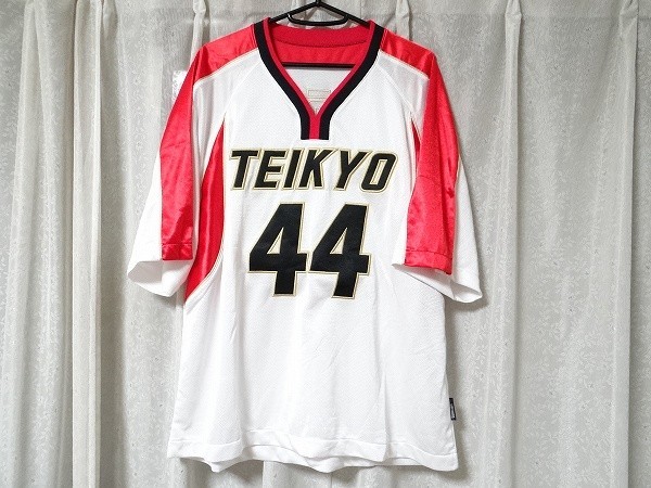 美品 非売品 LAX KONC 日本製 TEIKYO 背番号44番 帝京大学 ラクロス部 ユニフォーム XOサイズ