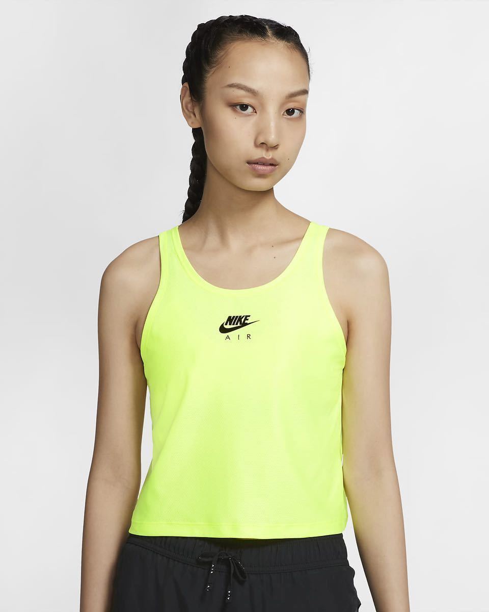 新品 定価4950円 Mサイズ　NIKE ナイキ レディース　ランニングタンクトップ　ナイキエアー　イエロー　黄色