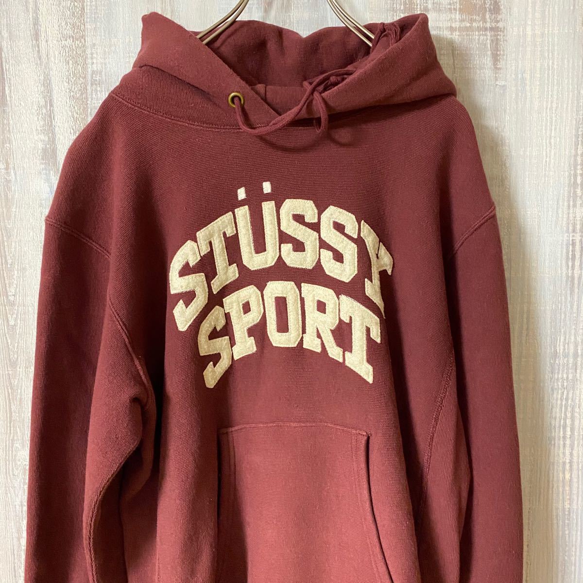 Paypayフリマ Stussy Championコラボ リバースウィーブパーカー Paypayフリマ Stussy Championコラボ リバースウィーブパーカー