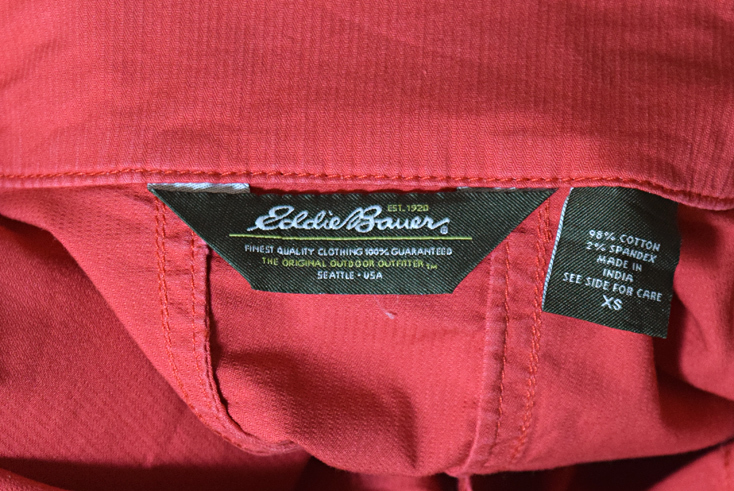 【送料無料】エディーバウアー コットンジャケット レディースXS Eddie Bauer アウトドア 赤系 DD0107