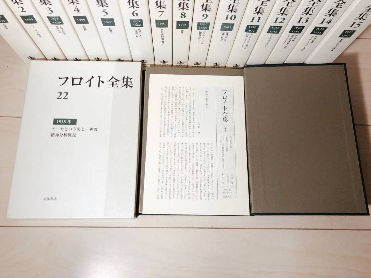 絶版!! フロイト全集 全22巻揃!! 岩波書店 検:夢判断/精神分析入門/心理学/ユング/ジャック・ラカン/エリクソン/アルフレッド・アドラー_画像3