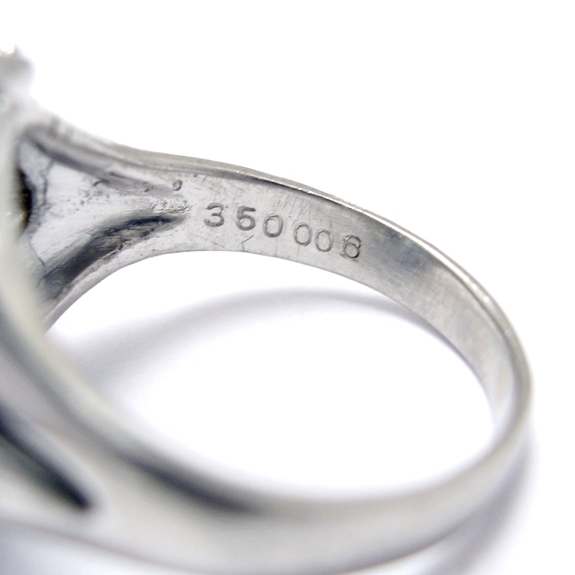 Pt900 プラチナ リング 指輪 アクアマリン3.500ct ダイヤモンド0.060ct
