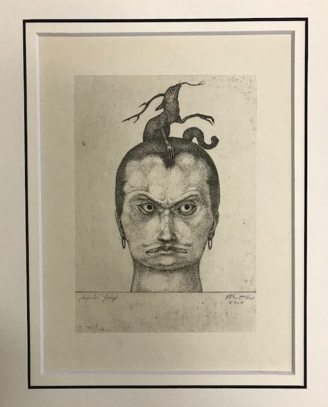 特価】 ≪ パウル クレー ≫ エッチング【銅版画】 OLD MAN FIGURING
