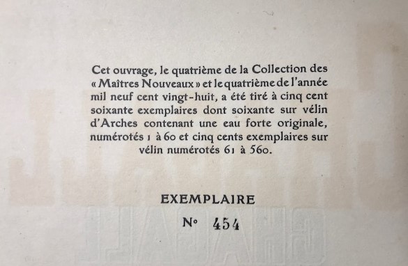 【特価】　≪　　マルク・シャガール　　≫　　銅版画　　DANS LES ECHELLES DE LA LUMIERE 　　1928年　　MARC　CHAGALL