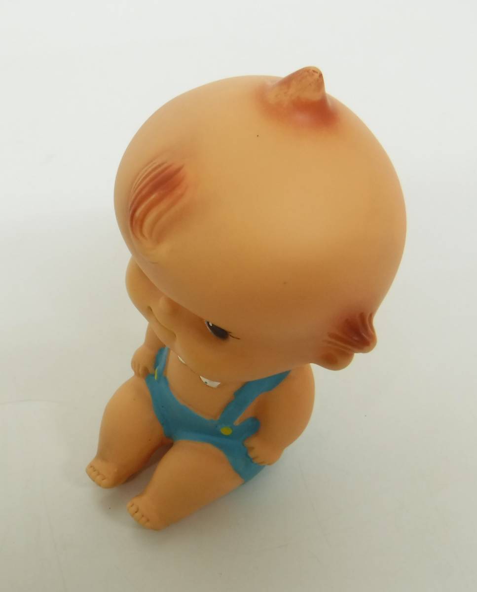  Showa Retro that time thing * doll doll *Y Yonezawa * kewpie doll sofvi * butterfly necktie suspenders * push . sound ...*MADE IN JAPAN made in Japan * rare 