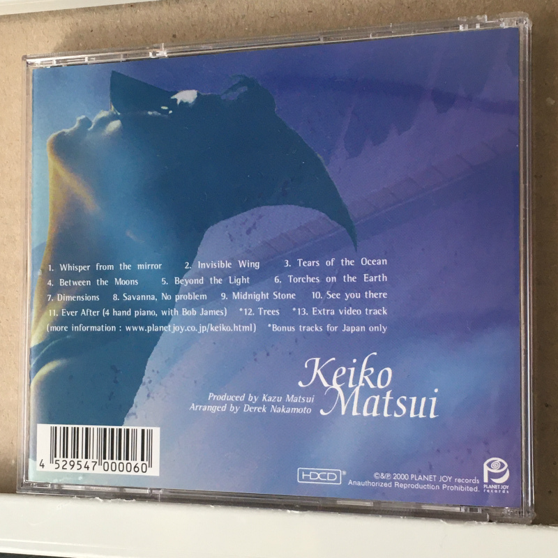 松居 慶子　Keiko Matsui「IN A MIRROR」 ＊ボブ・ジェームスとのアコースティック・デュオも収録　＊2000年発表作品　＊輸入盤_画像2