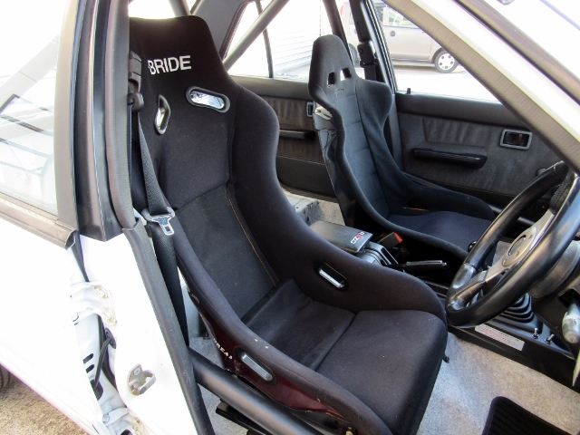  prompt decision!HNU12 modified Bluebird SSS-R SR20 turbo 4WD 5 speed MT roll bar bucket seat 