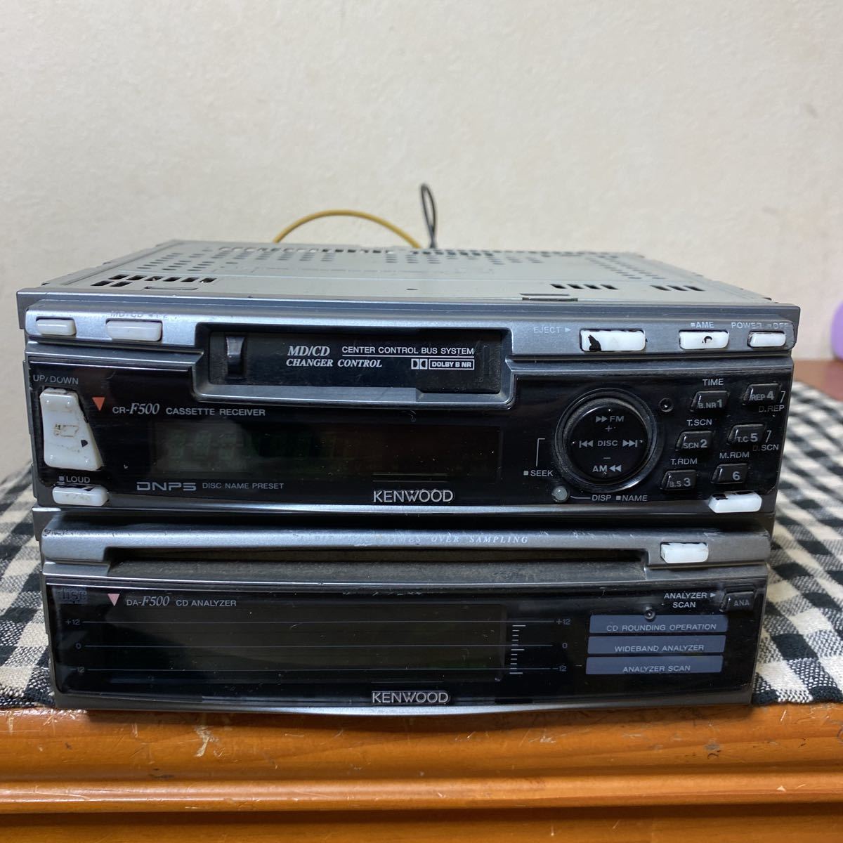 KENWOOD CDアナライザーカセットレシーバーCR-F500 DA-F500 KENWOOD CDアナライザーカセットレシーバーCR-F500 DA-F500