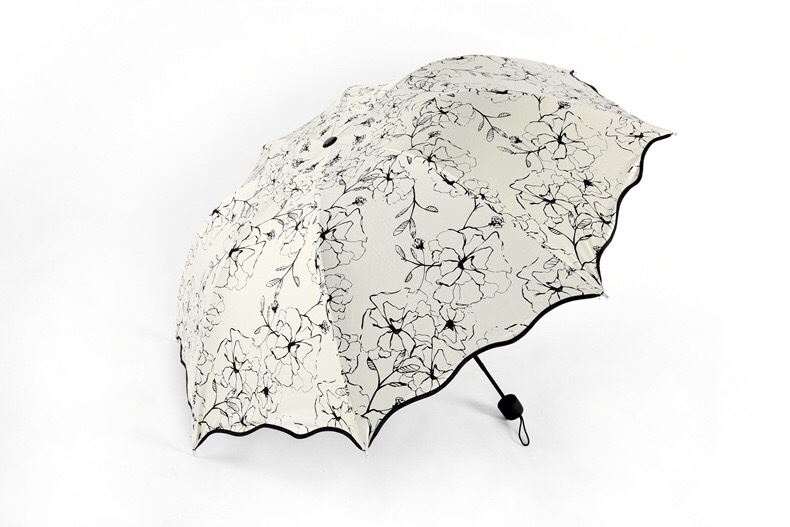 新品傘 晴雨兼用傘 8本骨 丈夫 日傘 UVカット 花柄 オシャレ 黒色 レディース 折りたたみ傘 遮光