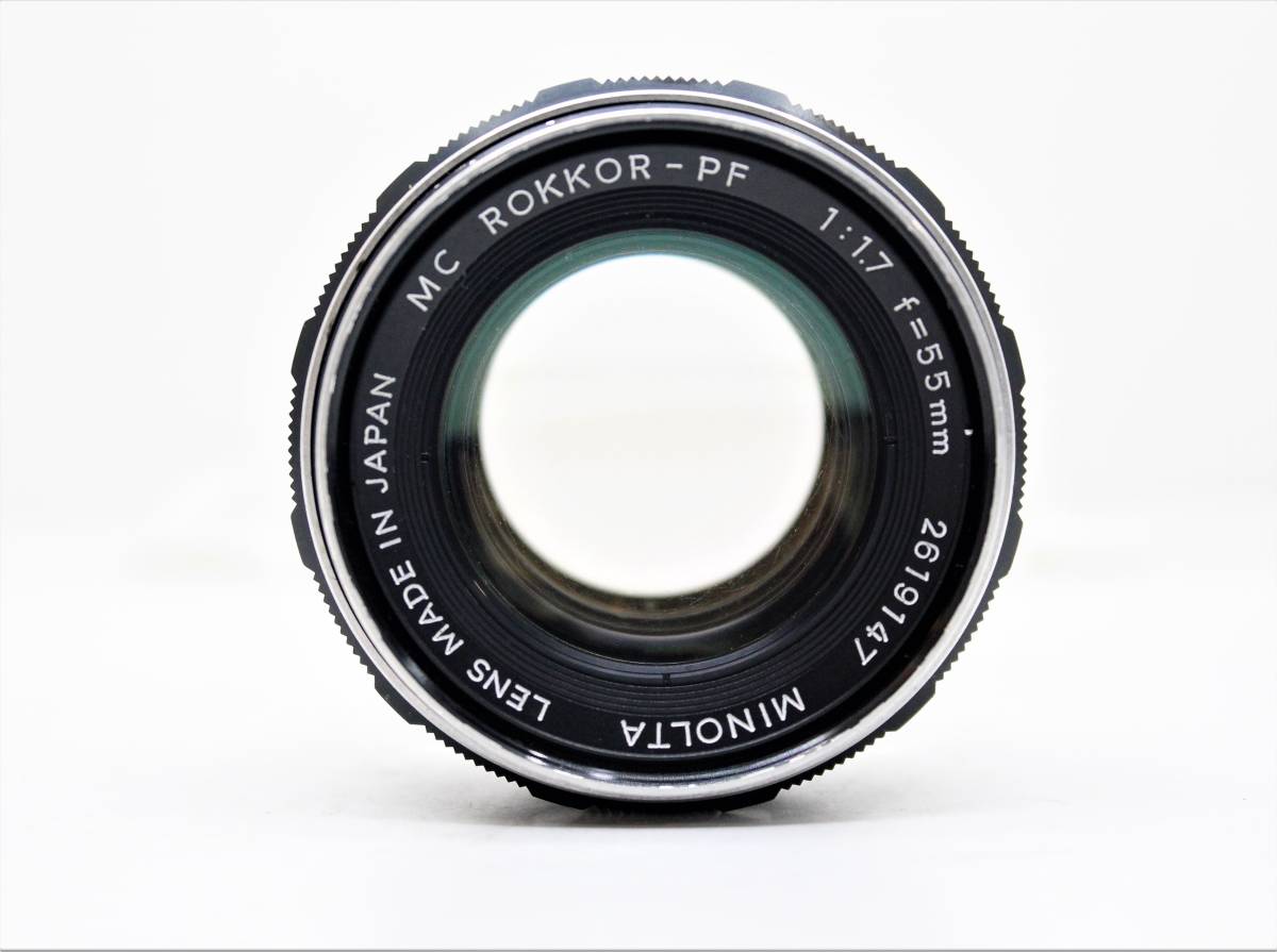 ☆良品☆MINOLTA ミノルタMC ROKKOR-PF 55mm F1.7 ミノルタ王道!標準