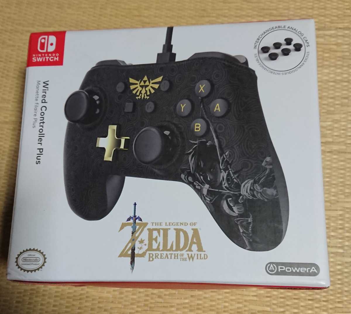 ヤフオク Switch 北米版 ゼルダの伝説 コントローラー ブ