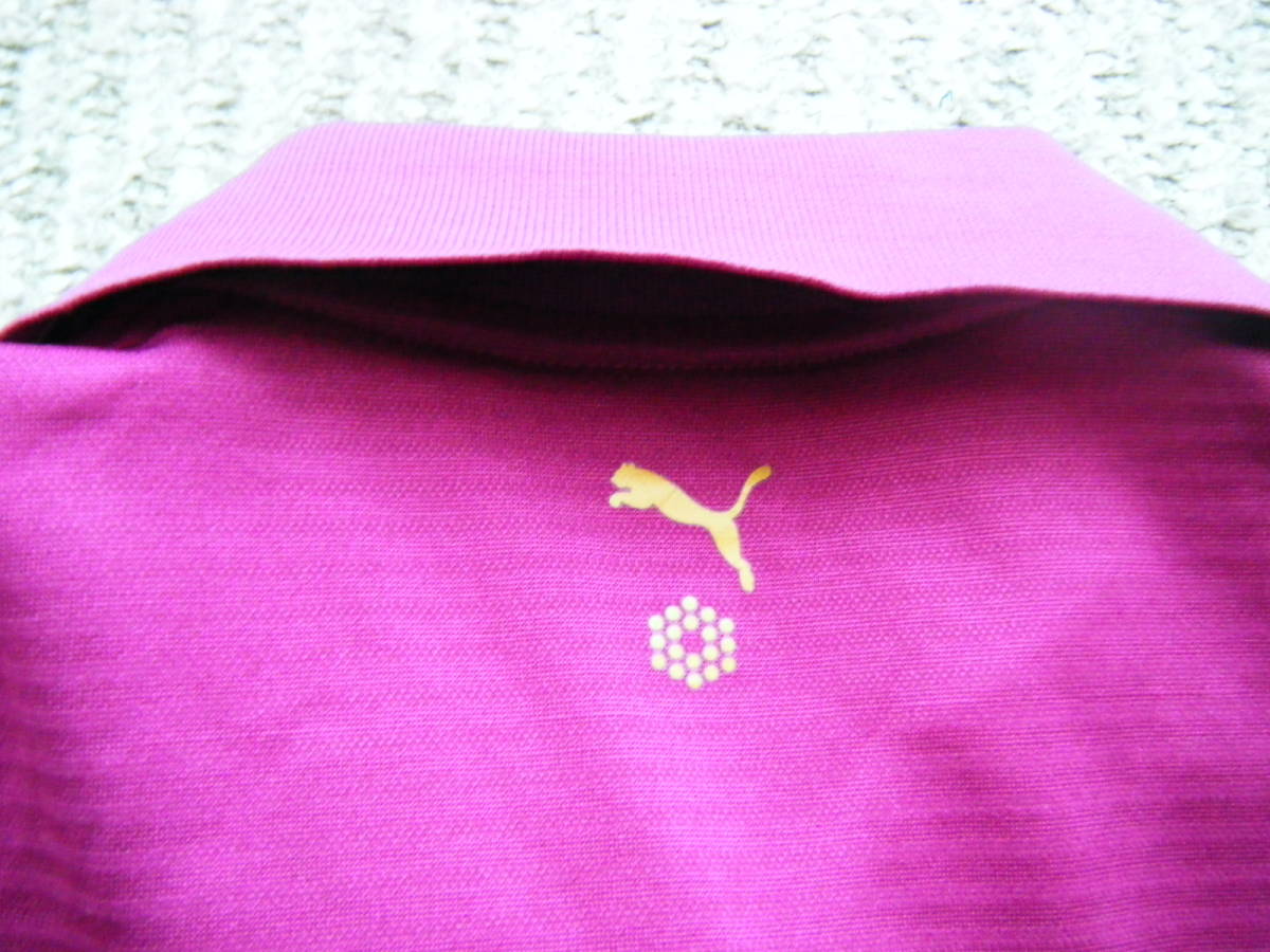 * с биркой не использовался товар *PUMA Puma спорт одежда одежда для гольфа One-piece * лиловый серия S размер 