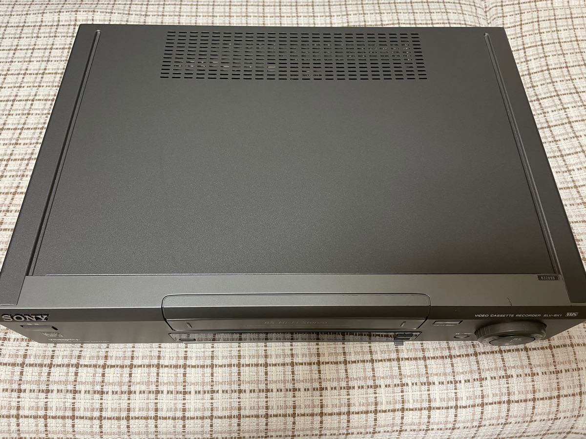 日本製・動作確認済】SONY VHS ビデオデッキ 本体 専用リモコン 日本製・動作確認済】SONY VHS ビデオデッキ 本体 専用リモコン
