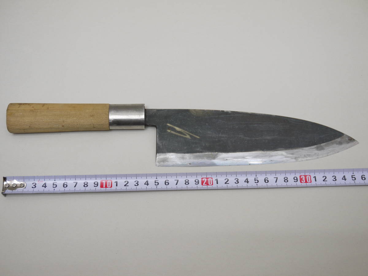 有次 特製 包丁 片刃 全長 約36.5cm 和包丁 料理 調理道具 有次 特製 包丁 片刃 全長 約36.5cm 和包丁 料理 調理道具