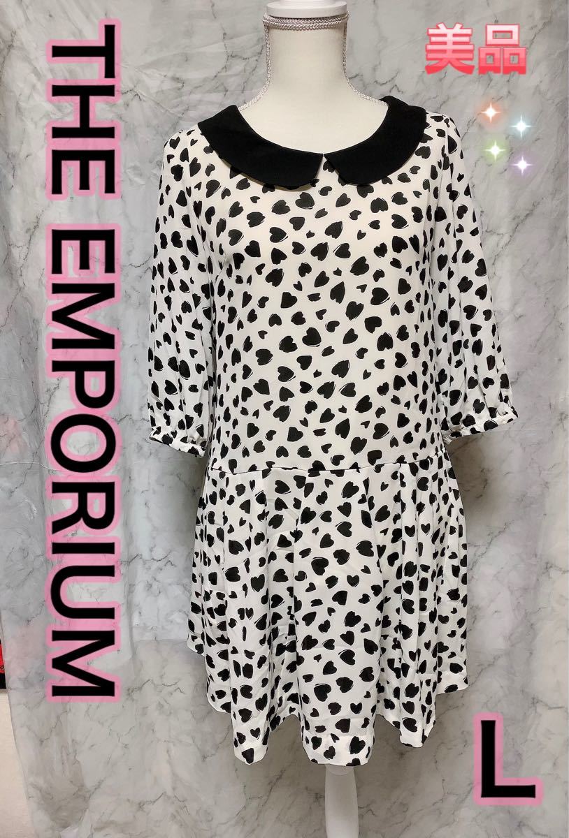 Paypayフリマ 美品 The Emporium ジエンポリアムチュニックワンピース L Paypayフリマ 美品 The Emporium ジエンポリアムチュニックワンピース L