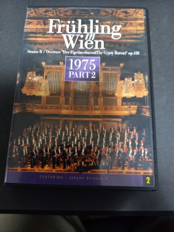 （CDmb80)　DVD　ウィーンの春／シュトラウスⅡ「ジプシー男爵」名曲集　ラインスドルフ／ウィーン交響楽団_画像1