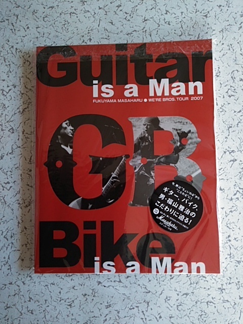  Fukuyama Masaharu фотоальбом 2 шт. комплект Guitar is a Man&17 год моно стикер есть ..... выпускать фирма 