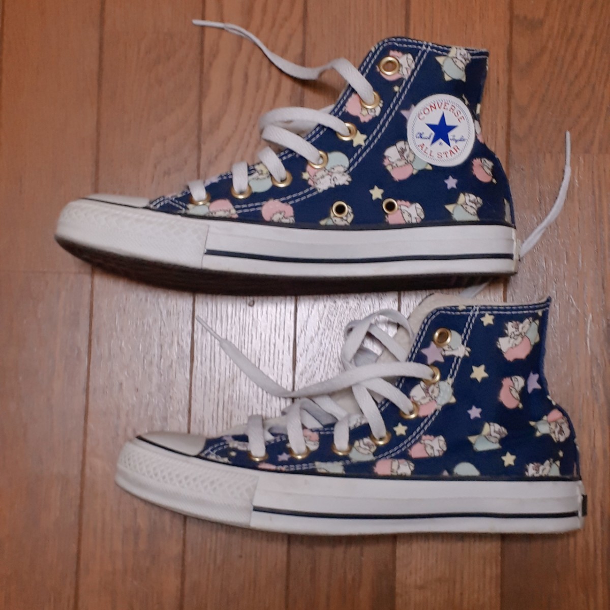 激レア☆キキララ × コンバース コラボ オールスター 23cm