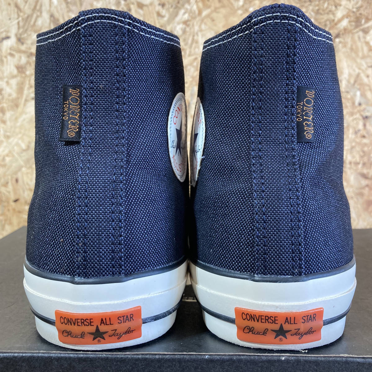 PORTER CONVERSE ALL STAR 100 US9.5 28cm コラボ 別注 限定 ポーター オールスター 100th 100周年 REACT 巾着 シューズバッグ ハイカット_画像6