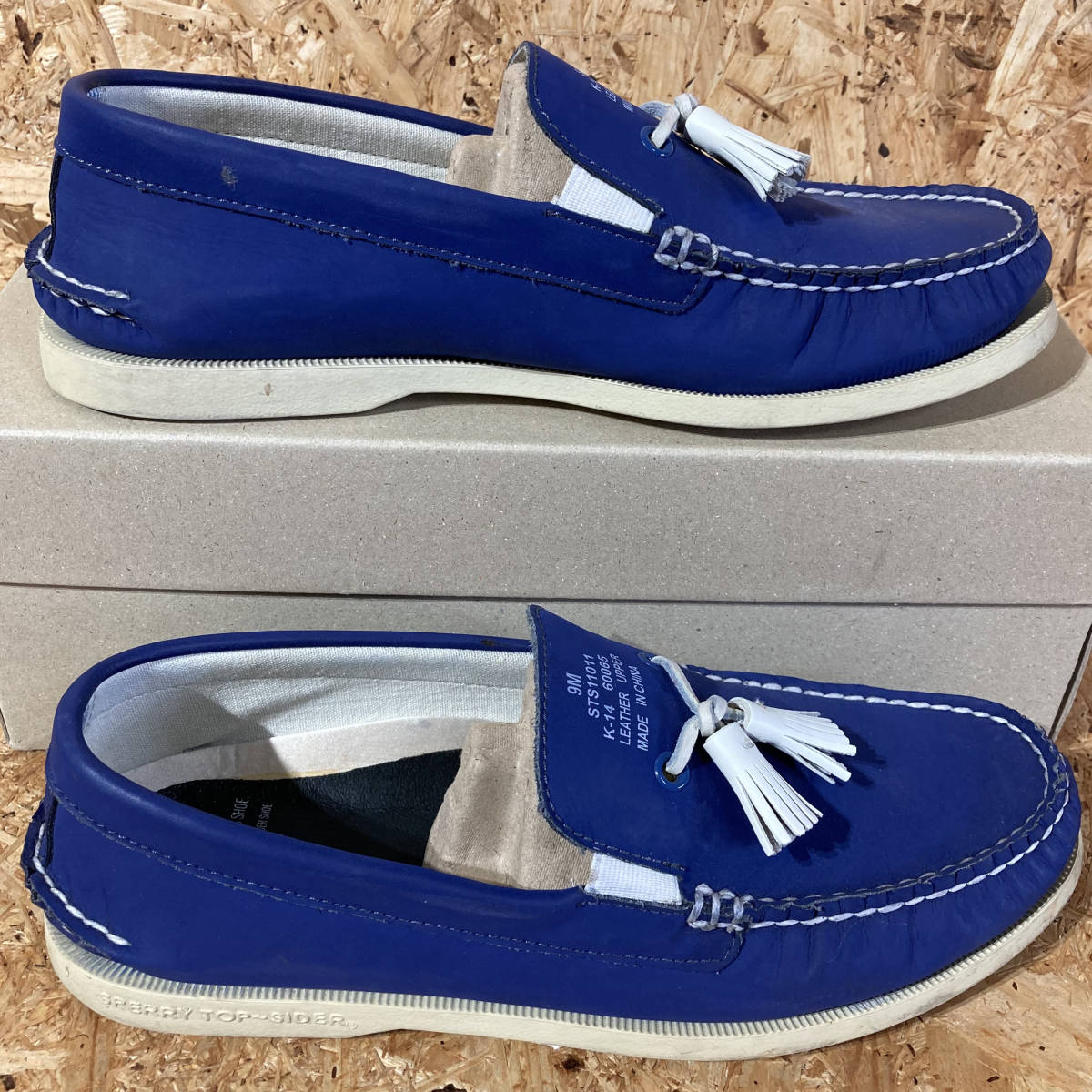 SPERRY TOP SIDER BAND OF OUTSIDERS deck shoes US9 сотрудничество специальный заказ ограничение s Perry верх носорог da- кисточка 