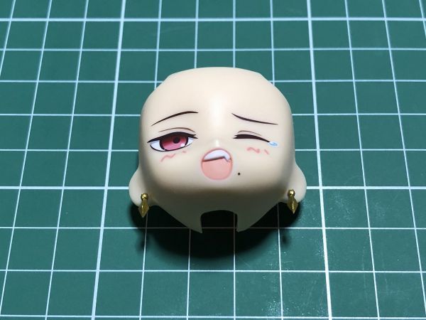 ねんどろいど パーツ 刀剣乱舞 加州清光 顔 表情 あくび顔/ウィンク/ホクロ_画像1