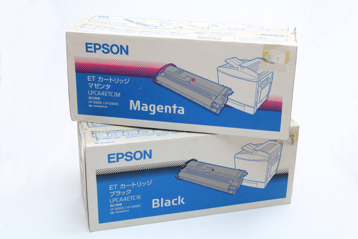 エプソン 純正 EPSON LPCA4ETC1K　と　LPCA4ETC1M ●2本セット　カートリッジ _画像2