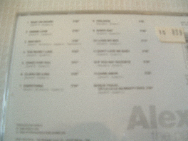 洋楽　CD　　Alexia （アレクシア）　The party　　レーベル（Dance Pool）　全14曲　　輸入盤　　★未使用　未開封　　_画像2