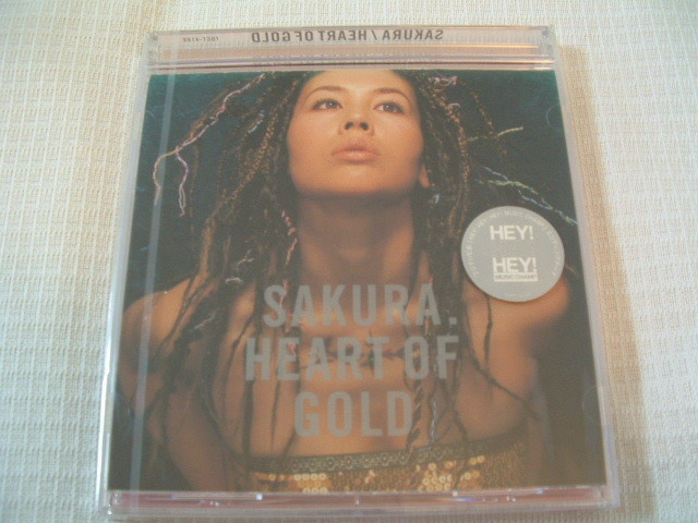 邦楽　CD　SAKURA 　HEART OF GOLD　/Cross road　HEY！HEY！HEY！エンディングテーマ曲　★未使用　未開封　　_画像1