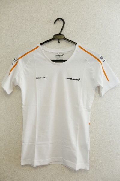 激安通販 F.アロンソ 直筆サイン入り♪McLaren Sサイズ オリジナルTシャツ♪ホワイト マクラーレン♪マクラーレンストア F1 激安通販 F.アロンソ 直筆サイン入り♪McLaren Sサイズ オリジナルTシャツ♪ホワイト マクラーレン♪マクラーレンストア F1