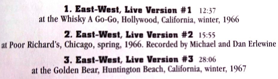 【送料無料】ポール・バターフィールド・ブルース・バンド[Strawberry Jam]+[East-WestLive] 1966-1967 LIVE マイク・ブルームフィールド _画像6