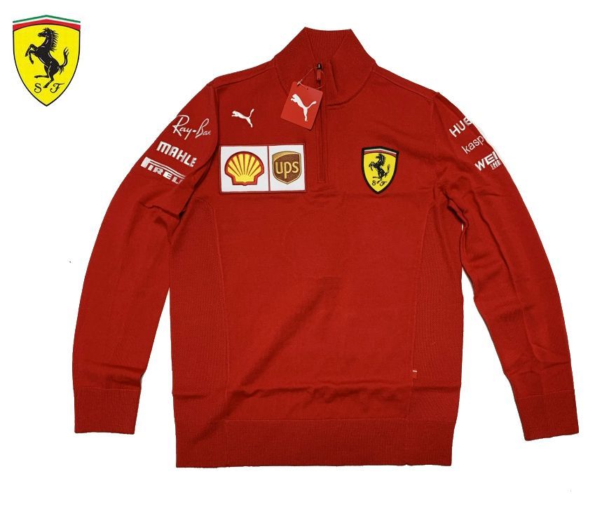 フェラーリ 2020支給品 ハーフジップセーター ウール版 M 非売品