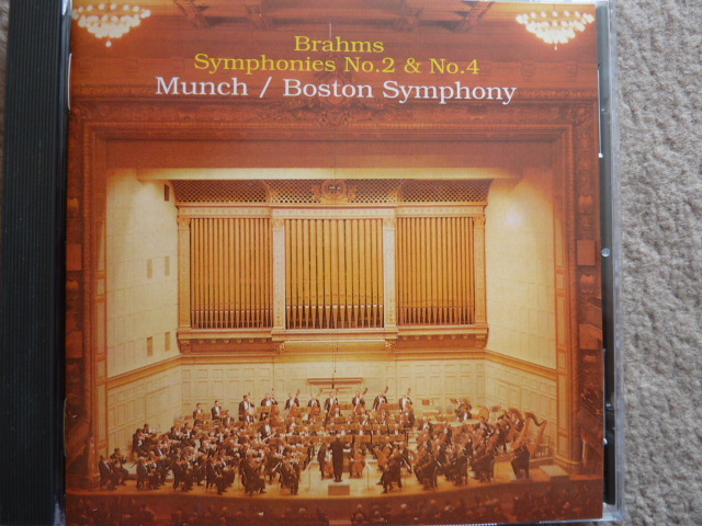 ブラームス：交響曲第２番＆４番 ミュンシュ ボストン交響楽団 商品