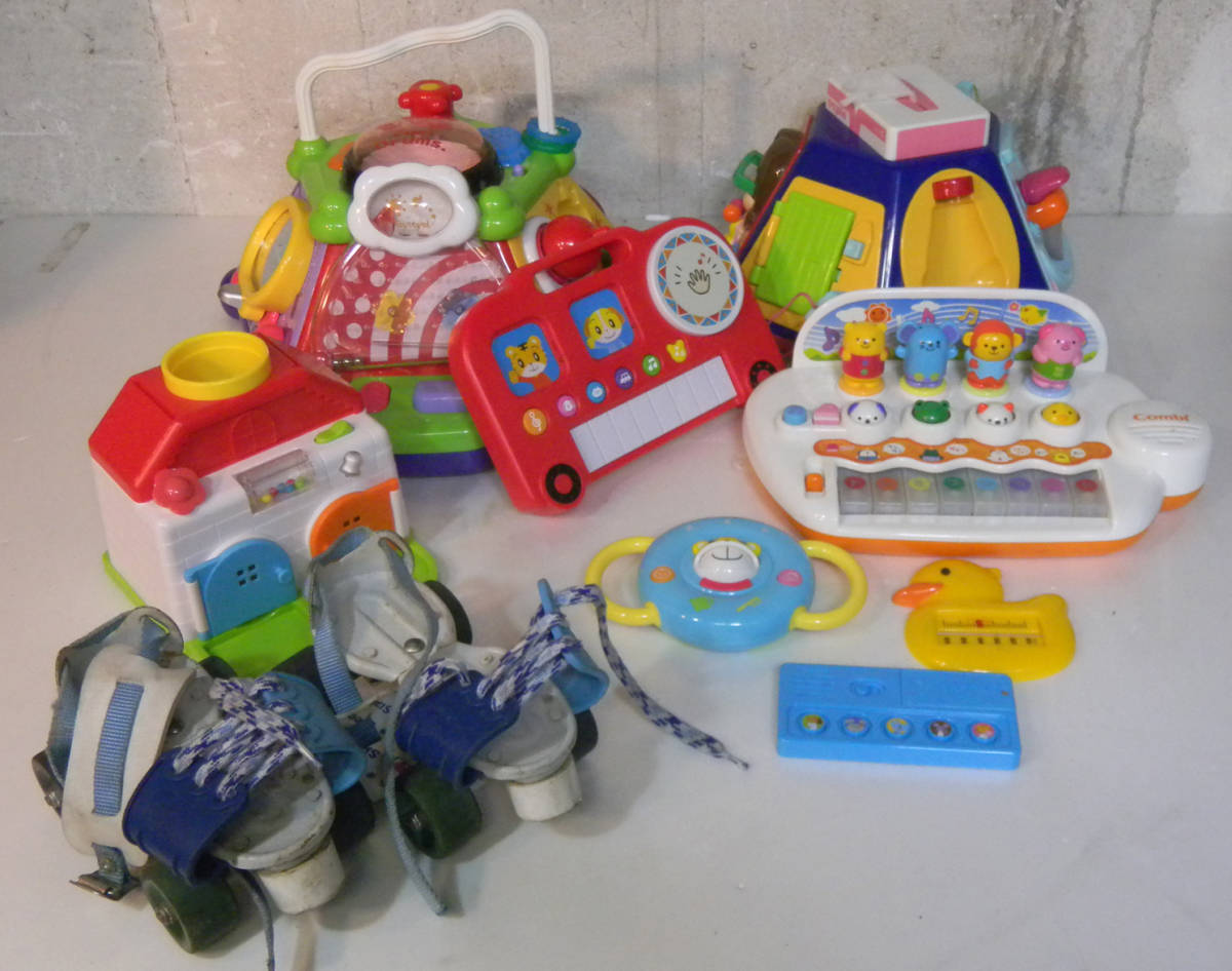 幼児用玩具 8点 鳴り物 いたずら系 やみつきボックス いたずら 1歳やりたい放題 キーボード系 JUNK_画像1